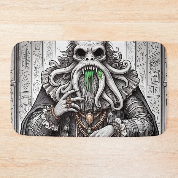 Item preview, Grimling Lord of dread Eldritch Cthulhu of Darkmere staring at you with his eyes of the void designed and sold by Vintage Designs +.