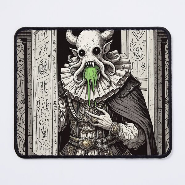Item preview, Grimling Lord of dread Eldritch Cthulhu of Darkmere staring at you with his eyes of the void designed and sold by Vintage Designs +.