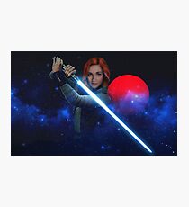 Wynonna Earp - Nicole Haught Jedi ReyHaught May The Force Be With You Photographic Print