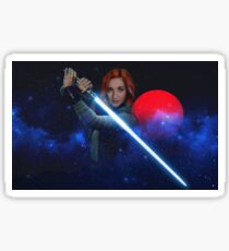 Wynonna Earp - Nicole Haught Jedi ReyHaught May The Force Be With You Sticker