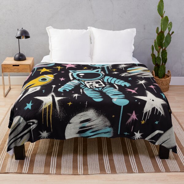 Item preview, Urban Space Cat Graffiti Art designed and sold by zzz888.