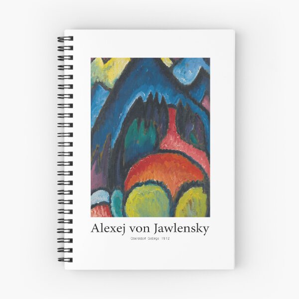Item preview, Poster for the exhibition  Alexej von Jawlensky Oberstdorf Gebirge 1912 designed and sold by paulrommer.