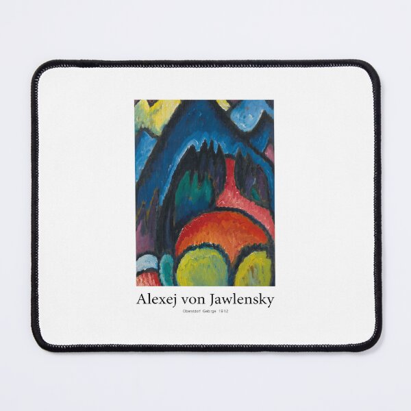 Item preview, Poster for the exhibition Alexej von Jawlensky Oberstdorf Gebirge 1912 designed and sold by paulrommer.