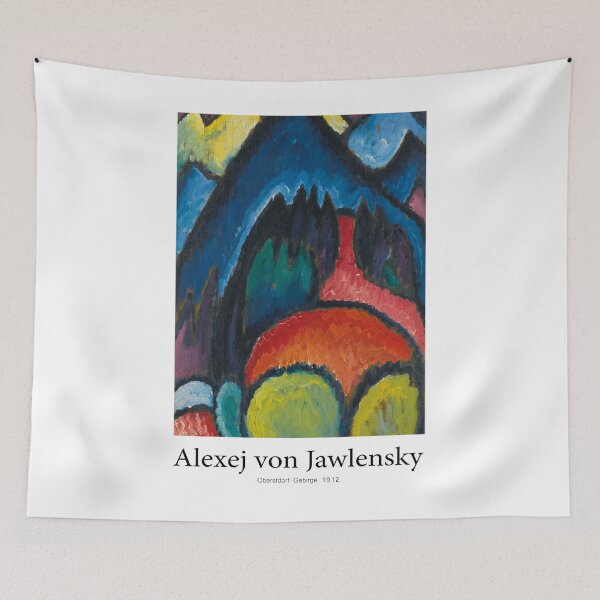 Item preview, Poster for the exhibition  Alexej von Jawlensky Oberstdorf Gebirge 1912 designed and sold by paulrommer.