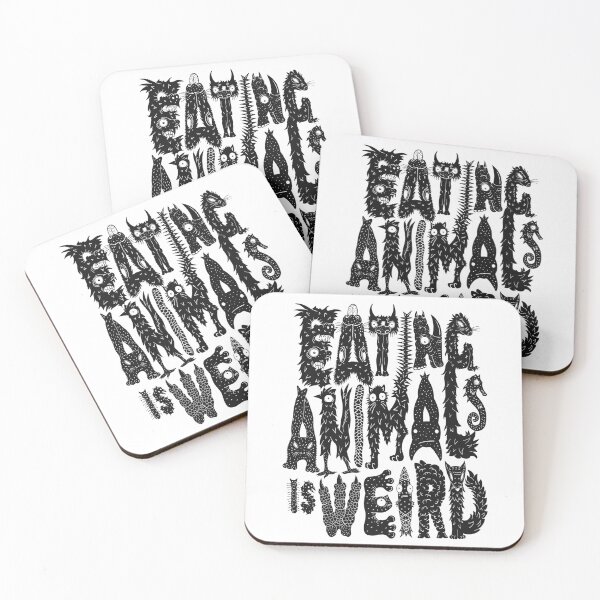 Item preview, Eating Animals Is Weird - animal rights vegan activism designed and sold by EarthlingTom.