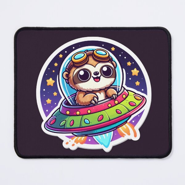 Item preview, UFO Cute Sloth designed and sold by ArtistEmbrace.