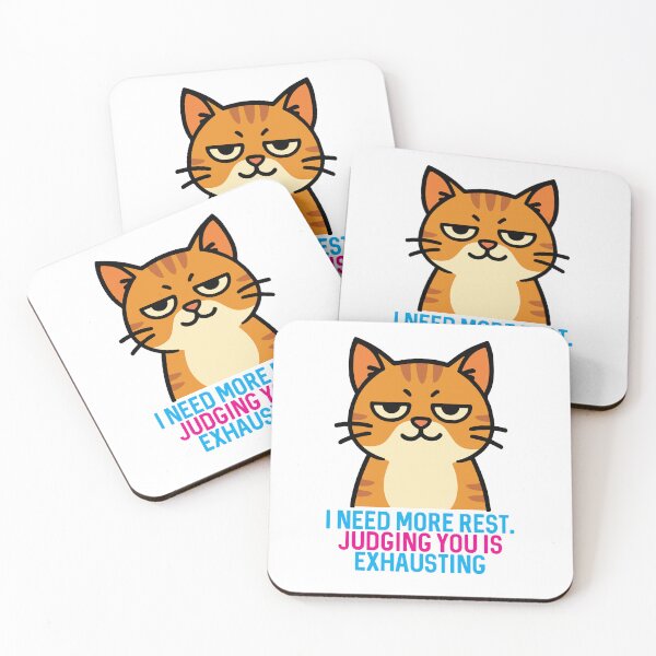 Item preview,  Lazy Judgy Cat designed and sold by UEAshop.