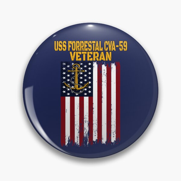 Item preview, USS Forrestal CVA-59 Aircraft Carrier Veterans Day designed and sold by ArtStudioKY.
