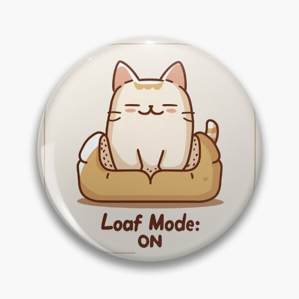 Item preview, Loaf Mode: On Cat designed and sold by Line-Creations.