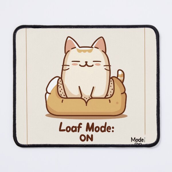 Item preview, Loaf Mode: On Cat designed and sold by Line-Creations.