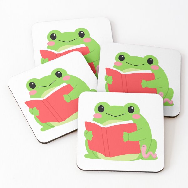 Item preview, Bookworm Frog designed and sold by lazycreationaaa.