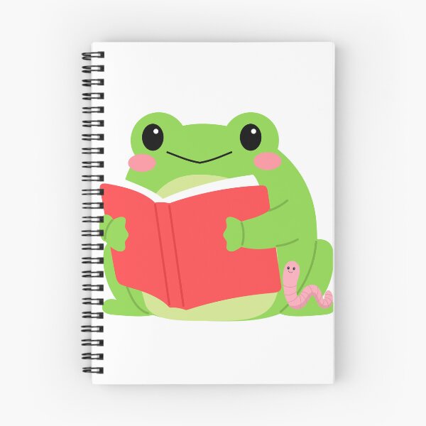 Artikelvorschau, Bücherwurm-Frosch entworfen und verkauft von lazycreationaaa.