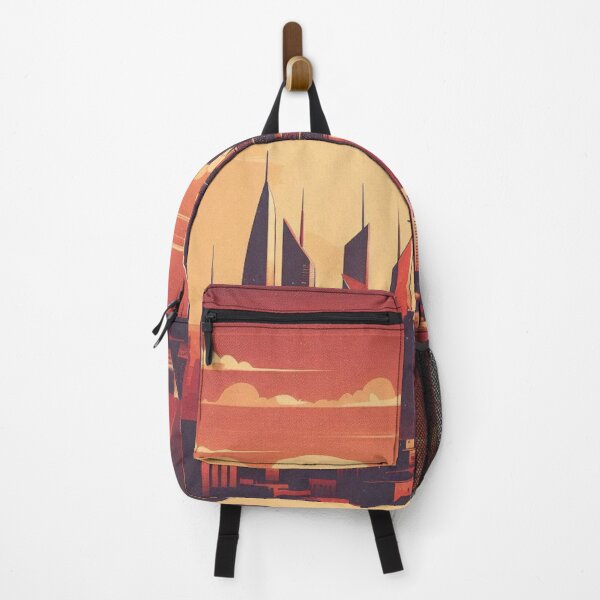 Item preview, Kuwait City in 80s Style – Retro Urban Skyline Design for Apparel, Accessories & Gifts | AI Art for Tourists & City Fans designed and sold by knalpot-design.