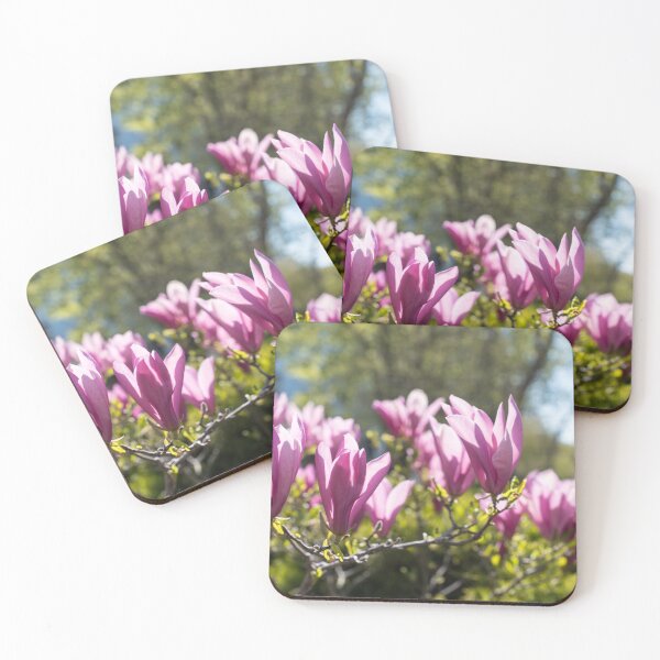 Item preview, Happy Pink Magnolia Flowers Celebrating Spring designed and sold by Georgia Mizuleva.