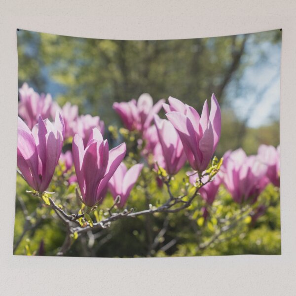 Item preview, Happy Pink Magnolia Flowers Celebrating Spring designed and sold by Georgia Mizuleva.
