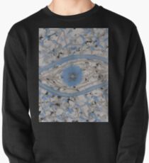 Mankind - Abstract Painting (light blue white design) Pullover