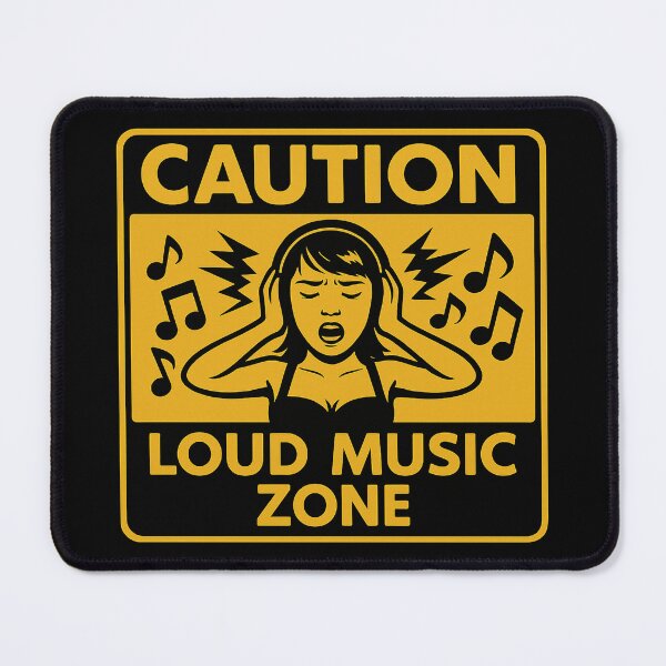 Item preview, CAUTION! loud music designed and sold by Gnfree.