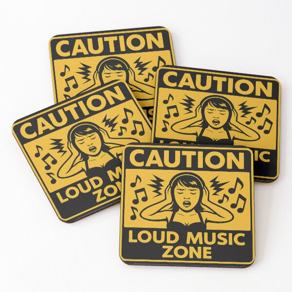 Item preview, CAUTION! loud music designed and sold by Gnfree.