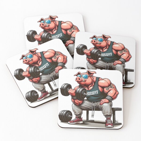 Artikelvorschau, Cooles großes Schwein-Muskel-CrossFit  entworfen und verkauft von The-Diamond-Art.