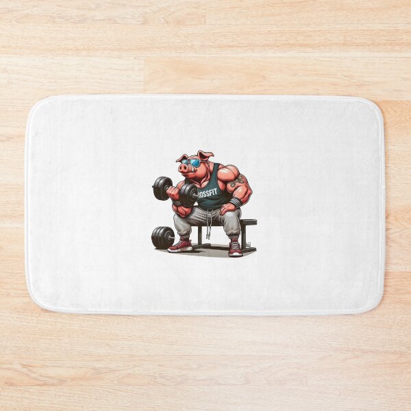 Item preview, Cool Big Pig Muscle CrossFit  designed and sold by The-Diamond-Art.
