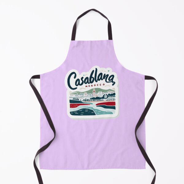 Item preview, Casablanca Morocco Minimalist Watercolor Cityscape Sticker, designed and sold by PaintMeWorld.
