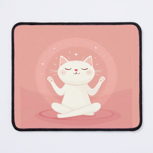 Item preview, Serene Meditiating Cat designed and sold by Line-Creations.