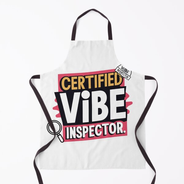 Item preview, Certified Vibe Inspector | Funny Minimalist Badge Design designed and sold by Irene Catchmind.