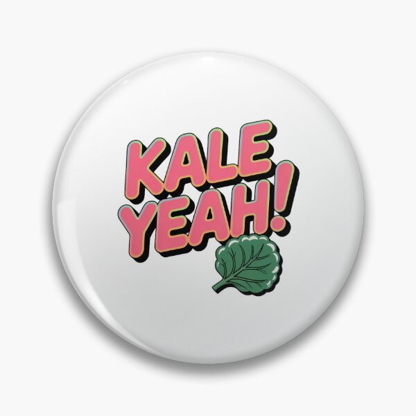 Item preview, Kale Yeah Funny Vegan Quote | Healthy Plant-Based Lifestyle Humor designed and sold by Romeo Fashion.