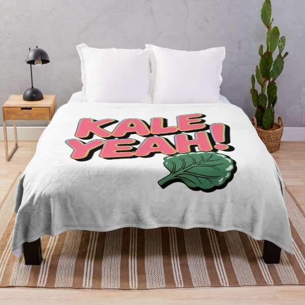 Item preview, Kale Yeah Funny Vegan Quote | Healthy Plant-Based Lifestyle Humor designed and sold by Romeo Fashion.