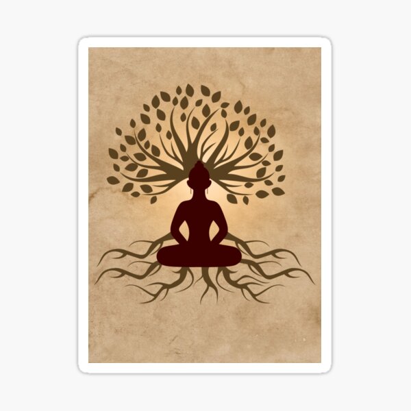 Item preview, Buddha Illustration designed and sold by Divya-Hirodiya.