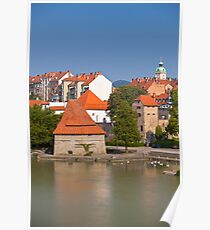 Maribor city view, Slovenia Poster