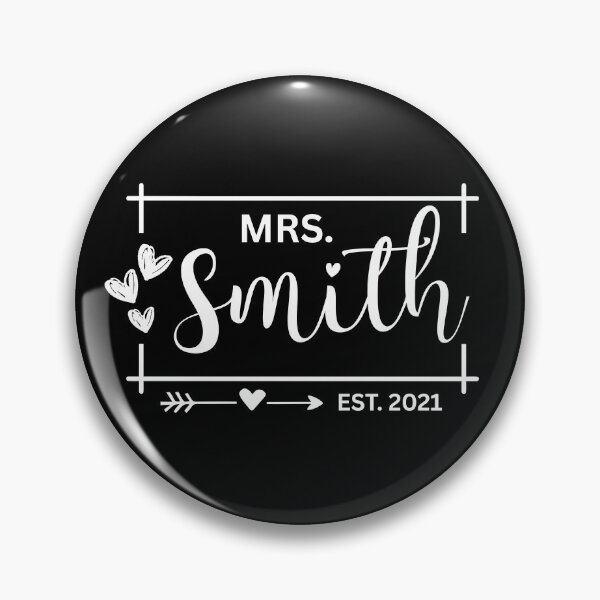 Item preview, Mrs. Smith Estimated 2021 - 4th Wedding Anniversary Gift for Her Wifey Women designed and sold by Mozaic Clothes.