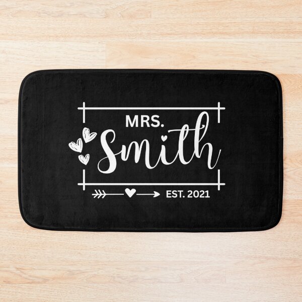 Item preview, Mrs. Smith Estimated 2021 - 4th Wedding Anniversary Gift for Her Wifey Women designed and sold by Mozaic Clothes.