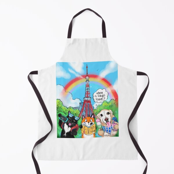 Item preview, Hello Tokyo Tower designed and sold by HappyPawtraits.