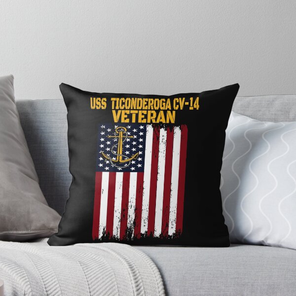 Item preview, USS Ticonderoga CV-14 Aircraft Carrier Veterans Day designed and sold by ArtStudioKY.