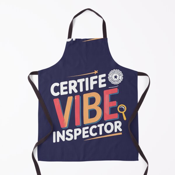 Item preview, Certified Vibe Inspector | Funny Minimalist Badge Design designed and sold by Irene Catchmind.