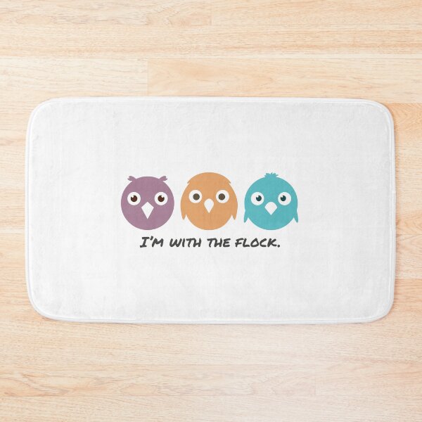 Item preview, I’m With the Flock – Funny Bird Group Design designed and sold by GraphicGreets.