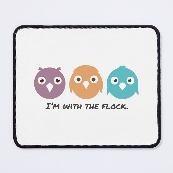 Item preview, I’m With the Flock – Funny Bird Group Design designed and sold by GraphicGreets.