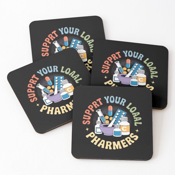 Item preview, Support Your Local Pharmers Funny Pharmacist And Pharmacy Technician designed and sold by MotivaChic.