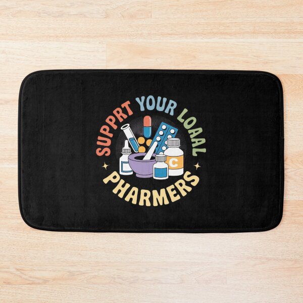 Item preview, Support Your Local Pharmers Funny Pharmacist And Pharmacy Technician designed and sold by MotivaChic.