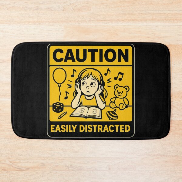 Item preview, CAUTION! Easil Distracted designed and sold by Gnfree.
