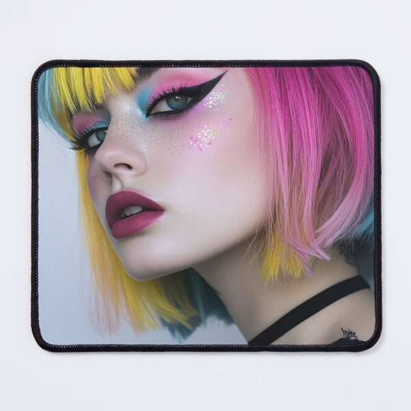 Item preview, Bold makeup vibrant hair designed and sold by anytka.