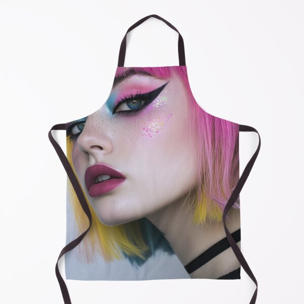 Item preview, Bold makeup vibrant hair designed and sold by anytka.