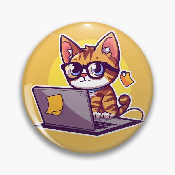 Artikelvorschau, Intelligente Tech-Support-Katze entworfen und verkauft von Line-Creations.