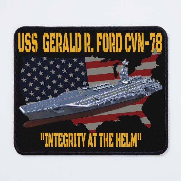 Item preview, Aircraft Carrier USS Gerald R. Ford CVN-78 Veterans Day designed and sold by ArtStudioKY.