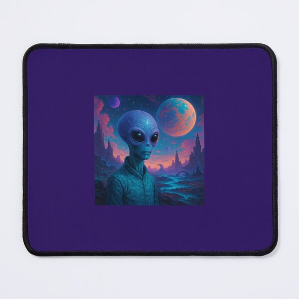 Item preview, Alien from the Beyond – A Portrait of an Otherworldly Being designed and sold by MarylinMonroeMi.