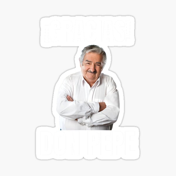 Vista previa del artículo con la obra «Gracias, Don Pepe Mujica - Sabiduría y Humildad», diseñado y vendido por Lauren-Balls.