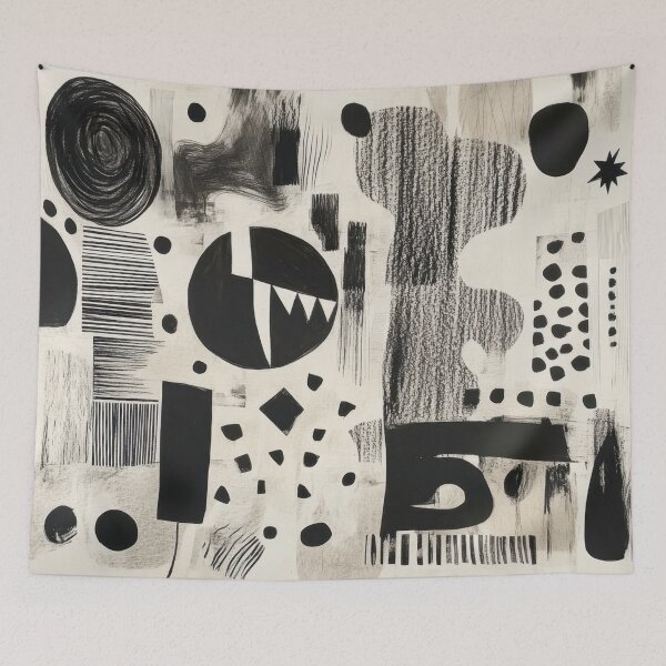 Item preview, BW abstract art display designed and sold by anytka.