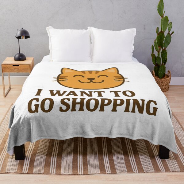 Artikelvorschau, Orange Brown Cat - I Want to Go Shopping entworfen und verkauft von Sara Raad.