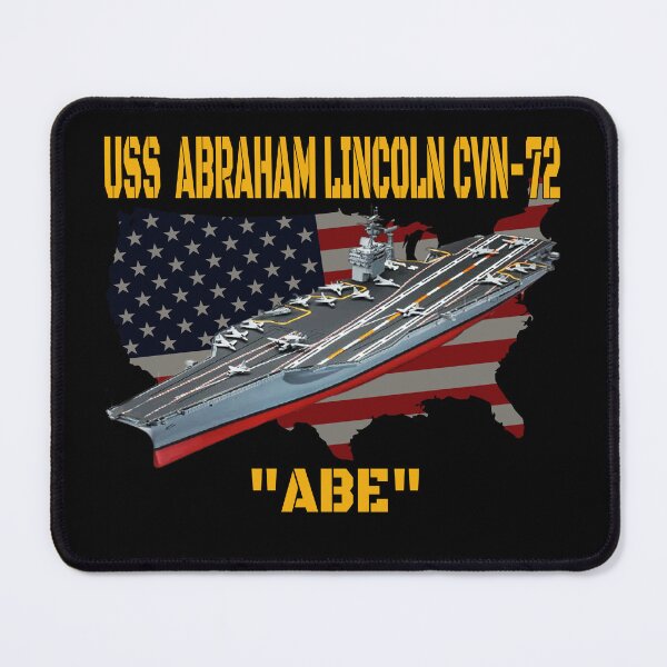 Item preview, Aircraft Carrier USS Abraham Lincoln CVN-72 Veterans Day designed and sold by ArtStudioKY.